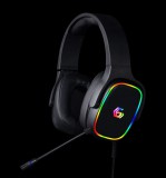 Gembird usb 7.1 surround gaming headset with rgb black ghs-sanpo-s300