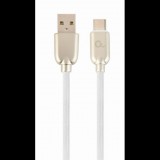 Gembird USB Type-C - USB-A adat- és töltőkábel 2m fehér (CC-USB2R-AMCM-2M-W) (CC-USB2R-AMCM-2M-W) - Adatkábel