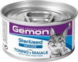 Gemon Cat Adult Sterilised Mousse with Tuna & Pork (24 x 85 g) 2.2kg