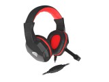 Genesis argon 100 mikrofonos gamer fejhallgató, fekete-piros