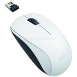 Genius Egér - NX-7000 (Vezeték nélküli, USB, 3 gomb, 1200 DPI, BlueEye, fehér) (31030109108)