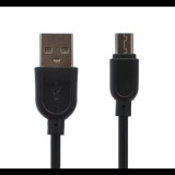 Gigapack Adatkábel és töltő (USB - microUSB speciális, 8 mm hosszított fej, 100cm) FEKETE (5996457895465) - Adatkábel