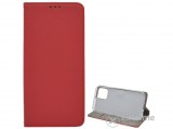 Gigapack álló, bőr hatású, flip tok Apple iPhone 12 készülékhez, piros, rombusz mintás