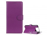 Gigapack álló, bőr hatású flip tok Asus Zenfone 7 (ZS670KS) készülékhez, lila