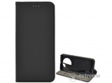 Gigapack álló bőr hatású flip tok Huawei Mate 40 Pro készülékhez, rombusz mintás, fekete