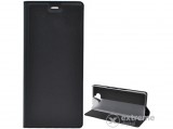 Gigapack álló, bőr hatású flip tok Sony Xperia 10 (L4113) készülékhez, fekete