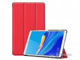 Gigapack álló, bőr hatású tok Huawei MediaPad M6 8.4 LTE készülékhez, piros