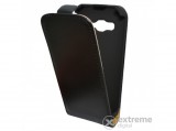 Gigapack álló bőr tok Samsung Galaxy Core LTE (SM-G386F) készülékhez, fekete