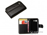 Gigapack álló bőr tok Samsung Galaxy Pocket Neo (GT-S5310) készülékhez, fekete