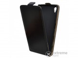 Gigapack álló bőr tok Sony Xperia Z5 (E6653) készülékhez, fekete