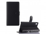 Gigapack álló bőr tok Sony Xperia Z5 (E6653) készülékhez, fekete