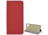 Gigapack bőr hatású, flip álló tok  Samsung Galaxy A22 5G (SM-A226) készülékhez, piros