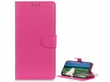 Gigapack bőr hatású, flip álló tok  Samsung Galaxy A22 5G (SM-A226) készülékhez, rózsaszín