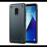 Gigapack Defender műanyag telefonvédő (közepesen ütésálló, szilikon belső, ultravékony) SÖTÉTKÉK [Samsung Galaxy A8 Plus (2018) SM-A730F] (5996457743827) - Telefontok