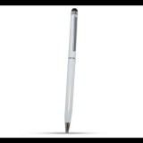 Gigapack Érintőképernyő ceruza 2in1 (toll, kapacitív érintőceruza, 13cm) FEHÉR (5996457295326) - Érintőceruza