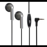 Gigapack Fülhallgató SZTEREO (2.5mm jack, felvevő gomb, HS-47 kompatibilis) FEKETE (5996457149230) - Fülhallgató
