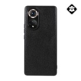 Gigapack Huawei Nova 9 szilikon telefonvédő (valódi bőr hátlap) fekete