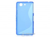 Gigapack S-Line telefonvédő gumi/szilikon tok Sony Xperia Z3 Compact (D5803) készülékhez, kék
