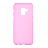 Gigapack Samsung Galaxy A8+ (2018) szilikon telefonvédő (matt, rózsaszín)