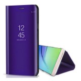 Gigapack Sony Xperia 1 II (XQ-AT5) tok álló (aktív Flip, oldalra nyíló, asztali tartó funkció, tükrös felület) lila