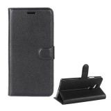 Gigapack Sony Xperia L2 (H4311) tok álló, bőr hatású (Flip, oldalra nyíló, asztali tartó funkció, prémium) fekete
