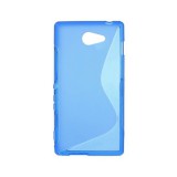 Gigapack Sony Xperia M2 (D2303) szilikon telefonvédő (S-line) kék