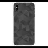 Gigapack Szilikon telefonvédő (3D, gyémánt minta) FEKETE [Apple iPhone XS Max 6.5] (5996457812110) - Telefontok