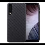 Gigapack Szilikon telefonvédő (karbon minta) FEKETE [Samsung Galaxy A7 (2018) SM-A750F] (5996457821259) - Telefontok