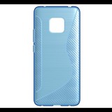 Gigapack Szilikon telefonvédő (S-line, karbon minta) KÉK [Huawei Mate 20 Pro] (5996457828722) - Telefontok