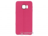 Gigapack telefonvédő gumi/szilikon tok Samsung Galaxy S6 EDGE+ (SM-G928) készülékhez, rózsaszín