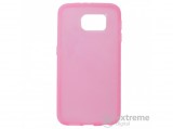 Gigapack telefonvédő gumi/szilikon tok Samsung Galaxy S6 (SM-G920) készülékhez, átlátszó/rózsaszín