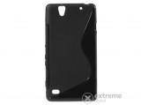 Gigapack telefonvédő gumi/szilikon tok Sony Xperia C4 (E5303) készülékhez, fekete