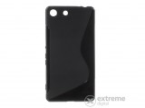 Gigapack telefonvédő gumi/szilikon tok Sony Xperia M5 (E5653) készülékhez, fekete