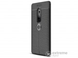 Gigapack telefonvédő gumi/szilikon tok Sony Xperia XZ2 Premium készülékhez, fekete