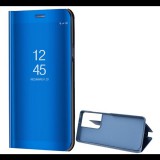 Gigapack Tok álló (aktív FLIP, oldalra nyíló, asztali tartó funkció, tükrös felület, Mirror View Case) KÉK [Samsung Galaxy S21 Ultra (SM-G998) 5G] (5996591040271) - Telefontok