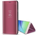 Gigapack Tok álló (aktív FLIP, oldalra nyíló, asztali tartó funkció, tükrös felület, Mirror View Case) RÓZSASZÍN Samsung Galaxy A54 5G (SM-A546)