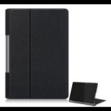 Gigapack Tok álló, bőr hatású (aktív FLIP, oldalra nyíló, asztali tartó funkció) FEKETE [Lenovo Yoga Smart 10.1 (YT-X705L) LTE] (5996457954650) - Tablet tok