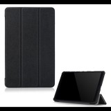 Gigapack Tok álló, bőr hatású (aktív FLIP, oldalra nyíló, TRIFOLD asztali tartó funkció) FEKETE [Xiaomi Mi Pad 4 Plus 10.1] (5996457804627) - Tablet tok