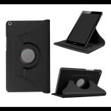 Gigapack Tok álló, bőr hatású (FLIP, asztali tartó funkció, 360°-ban forgatható) FEKETE [Huawei Mediapad T3 8 WIFI] (5996457710546) - Tablet tok