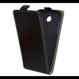 Gigapack Tok álló, bőr hatású (FLIP, lefelé nyíló, szilikon tartó) FEKETE [HTC Desire 510] (5996457528547) - Telefontok