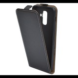 Gigapack Tok álló, bőr hatású (FLIP, lefelé nyíló, szilikon tartó) FEKETE [Samsung Galaxy A6+ (2018) SM-A605F] (5996457766598) - Telefontok