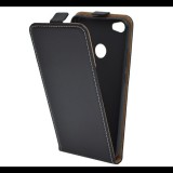 Gigapack Tok álló, bőr hatású (FLIP, lefelé nyíló, szilikon tartó) FEKETE [Xiaomi Redmi Note 5A Prime] (5996457773824) - Telefontok