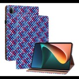Gigapack Tok álló, bőr hatású (FLIP, oldalra nyíló, asztali tartó funkció, fonott minta) SÖTÉTKÉK [Xiaomi Pad 5] (5996591129471) - Tablet tok