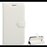 Gigapack Tok álló, bőr hatású (FLIP, oldalra nyíló, asztali tartó funkció, prémium) FEHÉR [Huawei Y6 II Compact] (5996457646456) - Telefontok