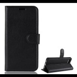 Gigapack Tok álló, bőr hatású (FLIP, oldalra nyíló, asztali tartó funkció, prémium) FEKETE [Blackberry KEY2 LE] (5996457891573) - Telefontok