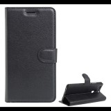 Gigapack Tok álló, bőr hatású (FLIP, oldalra nyíló, asztali tartó funkció, prémium) FEKETE [Huawei P9 Plus] (5996457646524) - Telefontok