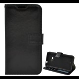 Gigapack Tok álló, bőr hatású (FLIP, oldalra nyíló, asztali tartó funkció, prémium) FEKETE [Microsoft Lumia 535] (5996457501700) - Telefontok