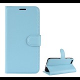 Gigapack Tok álló, bőr hatású (FLIP, oldalra nyíló, asztali tartó funkció, prémium) VILÁGOSKÉK [Honor 7S] (5996457776580) - Telefontok