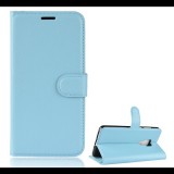 Gigapack Tok álló, bőr hatású (FLIP, oldalra nyíló, asztali tartó funkció, prémium) VILÁGOSKÉK [Huawei Mate 20] (5996457821822) - Telefontok