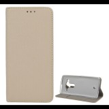 Gigapack Tok álló, bőr hatású (FLIP, oldalra nyíló, asztali tartó funkció, rombusz minta) ARANY [HTC U12 Plus] (5996457777549) - Telefontok